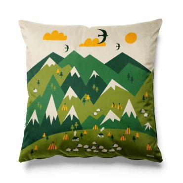 Подушка «Українські гори»: фото - ORNER