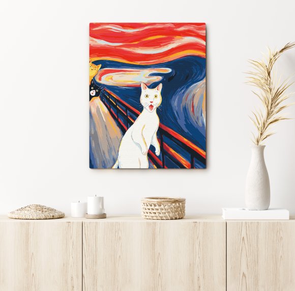 Картина по номерам ORNER x InnaRuda «Крик»: Фото