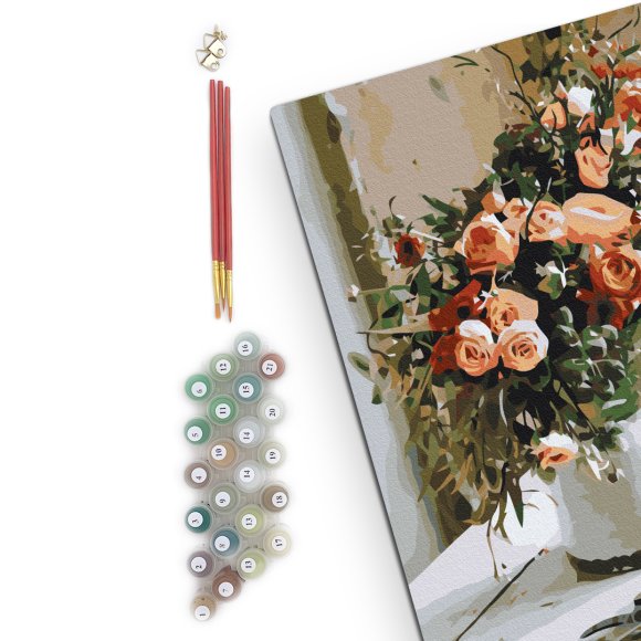 Painting by numbers At the florist's: Photo