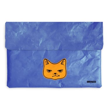 Laptop case Cat-Employee of the Year blue-yellow: photo 2 - ORNER