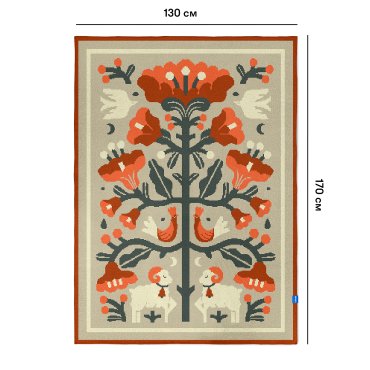 Blanket Eternal Tree of Life light: photo 2 - ORNER