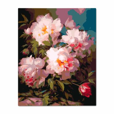 Painting by Numbers: Powdery Peonies: photo - ORNER