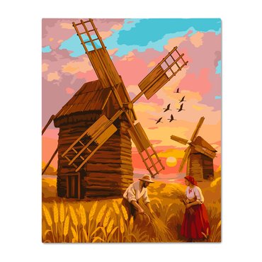 Картина за номерами «Українські вітряки»: фото - ORNER