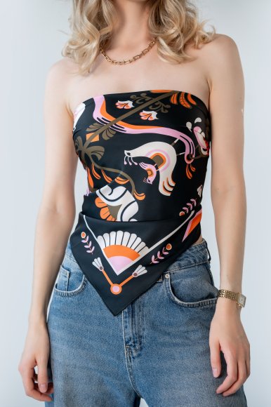 Платок «Древо рода» черный: Фото