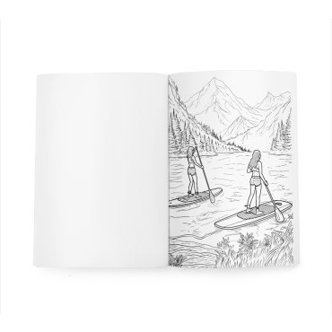 Раскраска «Girl life»: Фото - ORNER