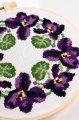 Набор для вышивания Ø160 мм «Цветы фиалки»: Фото 6