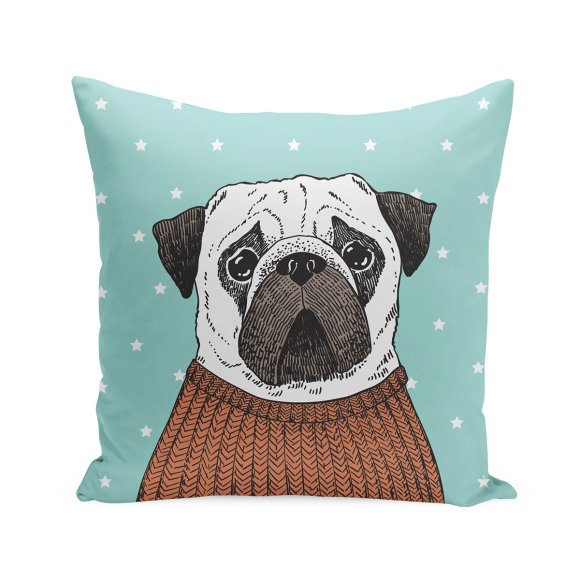 Подушка «Мопс»: Фото