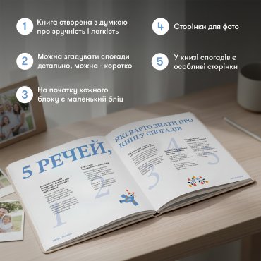 Книга воспоминаний «Истории моей дорогой бабушки» светлая: Фото - ORNER