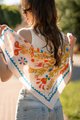 Scarf "Symbol of Life" 70х70 cm light: Photo 12
