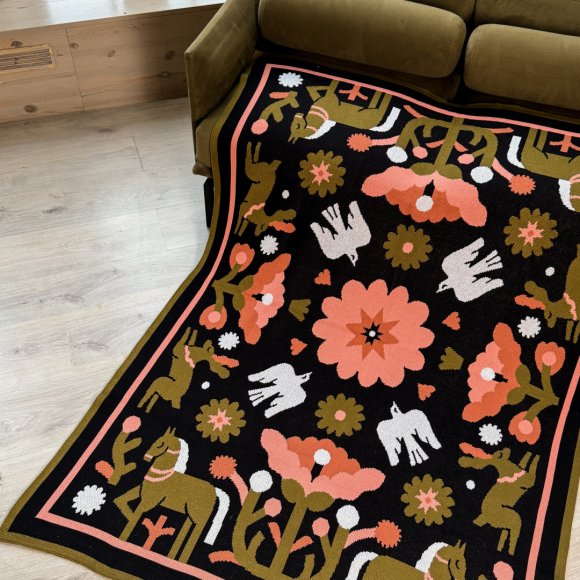 Плед «Гармонія природи» темний: Фото