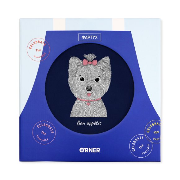 Фартук «Леди Йорк» синий: Фото