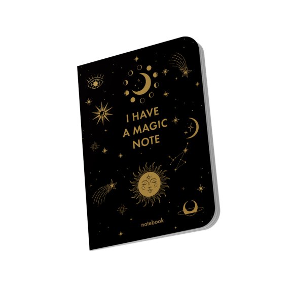 Блокнот у клітинку «I HAVE A MAGIC NOTE» чорний: Фото