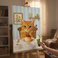 Paint by numbers "Cat Treats": Photo 6