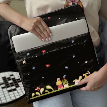 Чехол для ноутбука «Дерево жизни» черный: Фото - ORNER