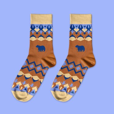 Socks West brown: photo 2 - ORNER