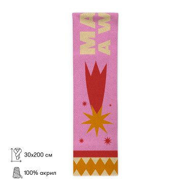 Scarf Make a wish pink: photo 2 - ORNER