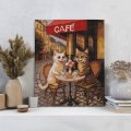 Алмазная мозаика «Кошачье кафе»: Фото 9