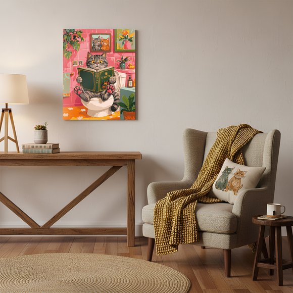 Paint by numbers "Cat on a throne": Photo