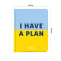 Planner I HAVE A PLAN yellow-blue: Photo 2
