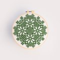 Набор для вышивания Ø190 мм ORNER x Diva Olivka «Мандала» зеленый: Фото 4
