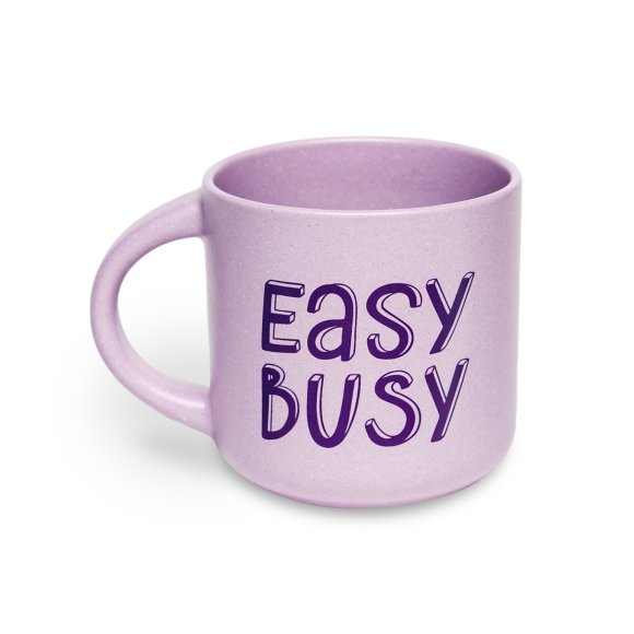 Чашка фиолетовая «Easy Busy»: Фото