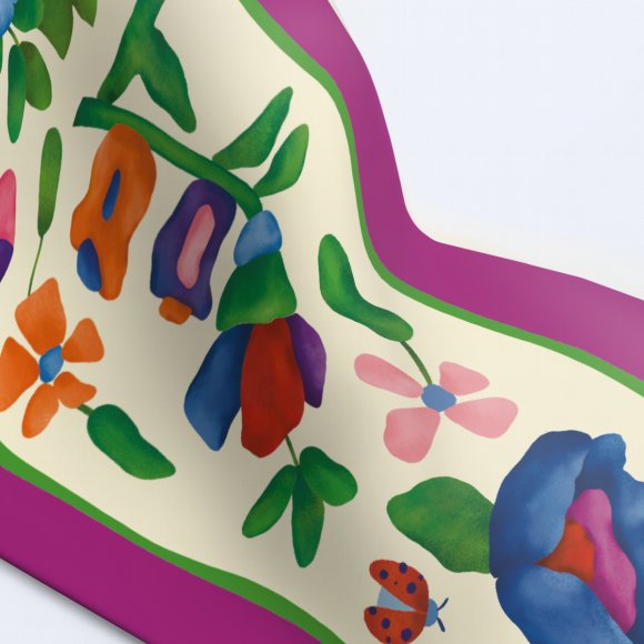 Платок твилли «Цветы»: Фото