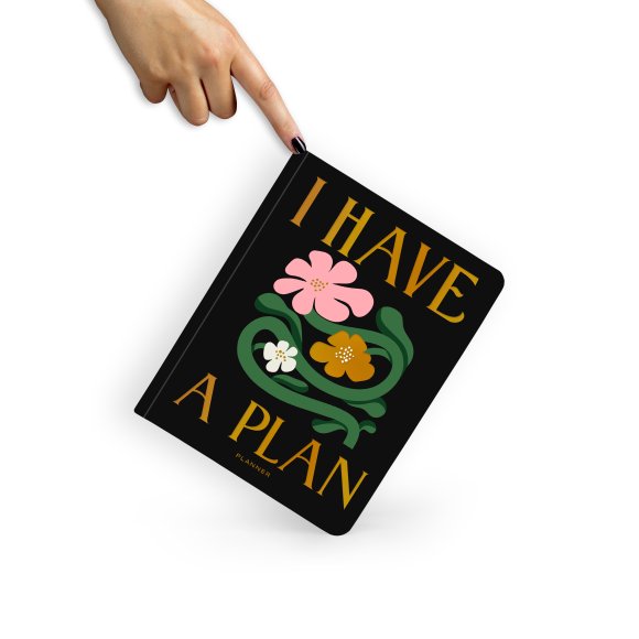 Планер «I HAVE A PLAN» квіткова абстракція: Фото