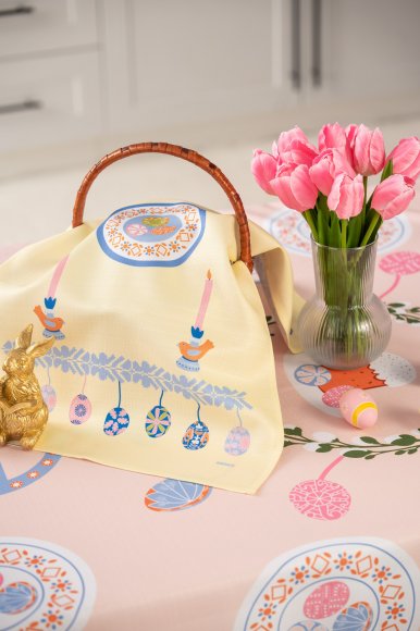 Towel "Easter Basket" yellow 40x70: Photo
