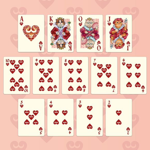 Playing cards "Royal Cats": Photo