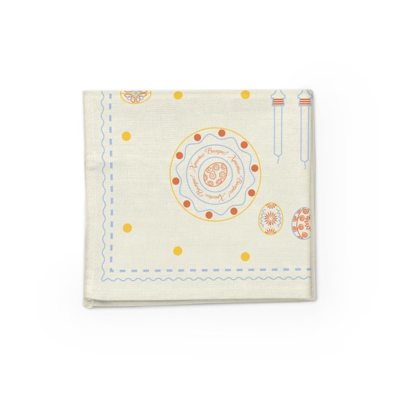 Tablecloth "Easter Moments" light blue 130x170: Photo