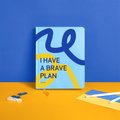 Planner I HAVE A BRAVE PLAN patriotic blue: Photo 3