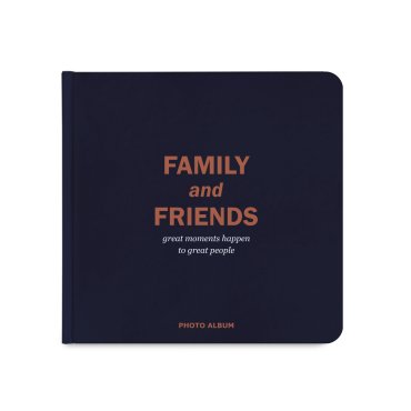 Photoalbum Family and friends dark blue: photo - ORNER