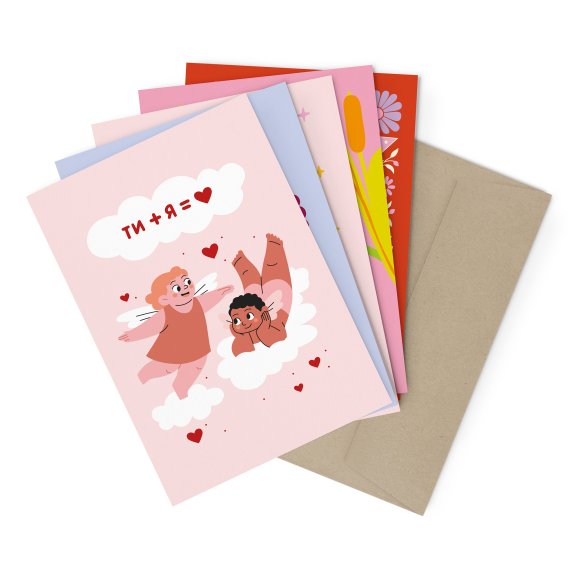 Набір листівок «With love»: Фото