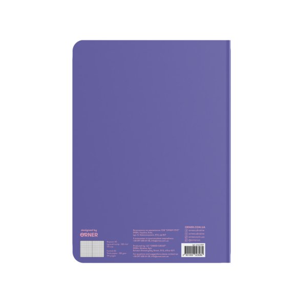 Plaid notebook "Dream!" violet: Photo