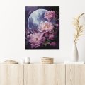 Painting by numbers "Peonies in the moonlight": Photo 5