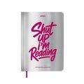 Дневник читательский «I’m reading» серебристый: Фото