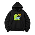 Oversized hoodie ORNER x MALIUNOK "Excelya" black: Photo