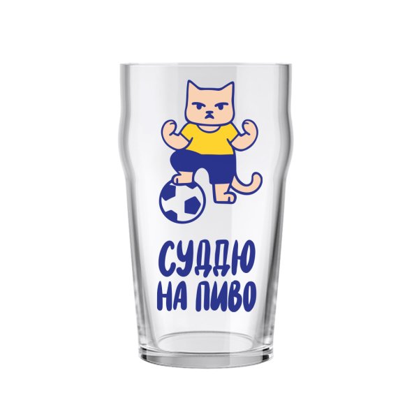 Beer glass "Beer for judge" 550 ml: Photo