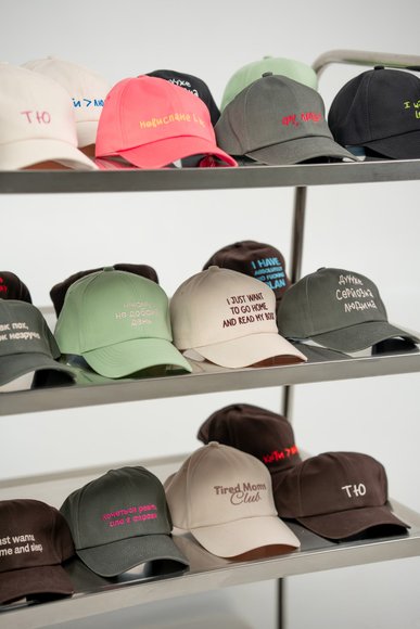 Cap "Sleep-deprived and mean" pink: Photo