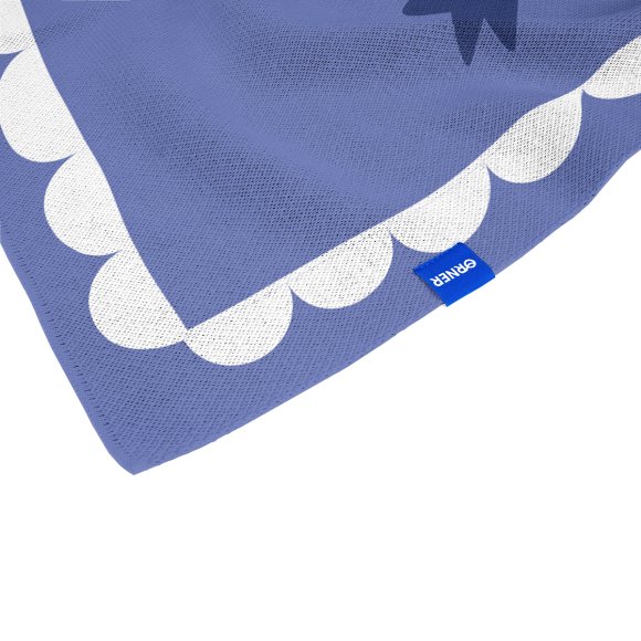 Blanket "Birds in the starry sky" blue: Photo