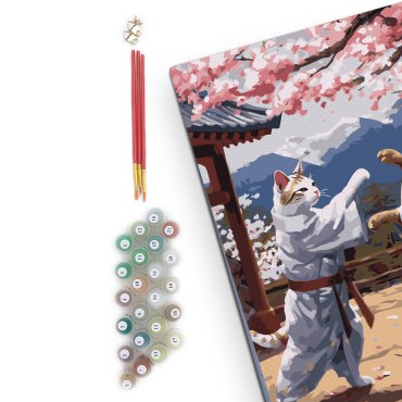 Painting by Numbers: Karate Cats: photo 2 - ORNER