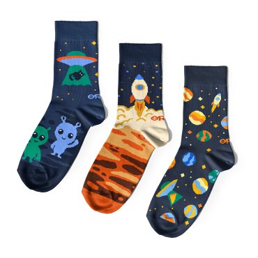 Kids Socks Set Space: photo - ORNER
