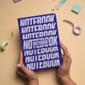 Блокнот в точку «NOTEBOOK» синий: Фото - ORNER