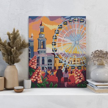 Алмазная мозаика «Контрактовая площадь»: Фото - ORNER