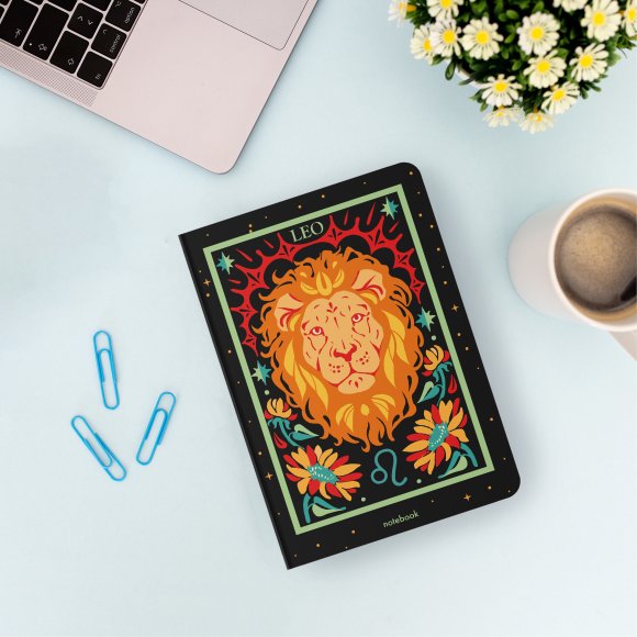 Блокнот в точку «Знак зодиака — Лев»: Фото