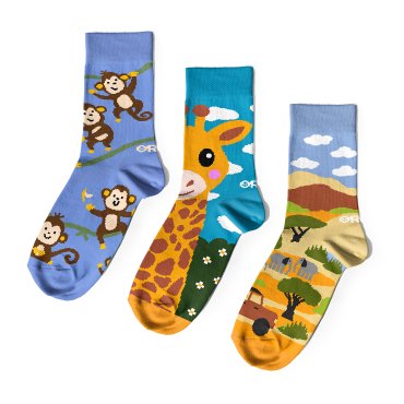 Kids Socks Set Safari: photo - ORNER