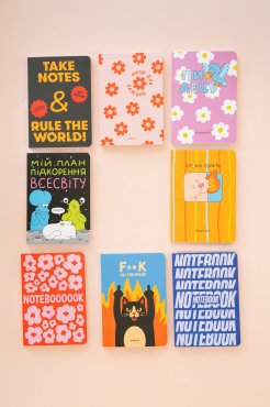 Блокнот в точку «NOTEBOOK» синий: Фото - ORNER