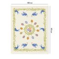 Tablecloth "Easter Meadow" light 130x170: Photo 2