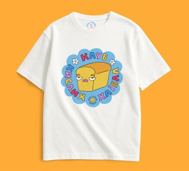 Oversized T-shirt ORNER x Maliunok Club milky: photo 2 - ORNER