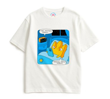 T-shirt ORNER х MALIUNOK Against the regime milk: photo - ORNER